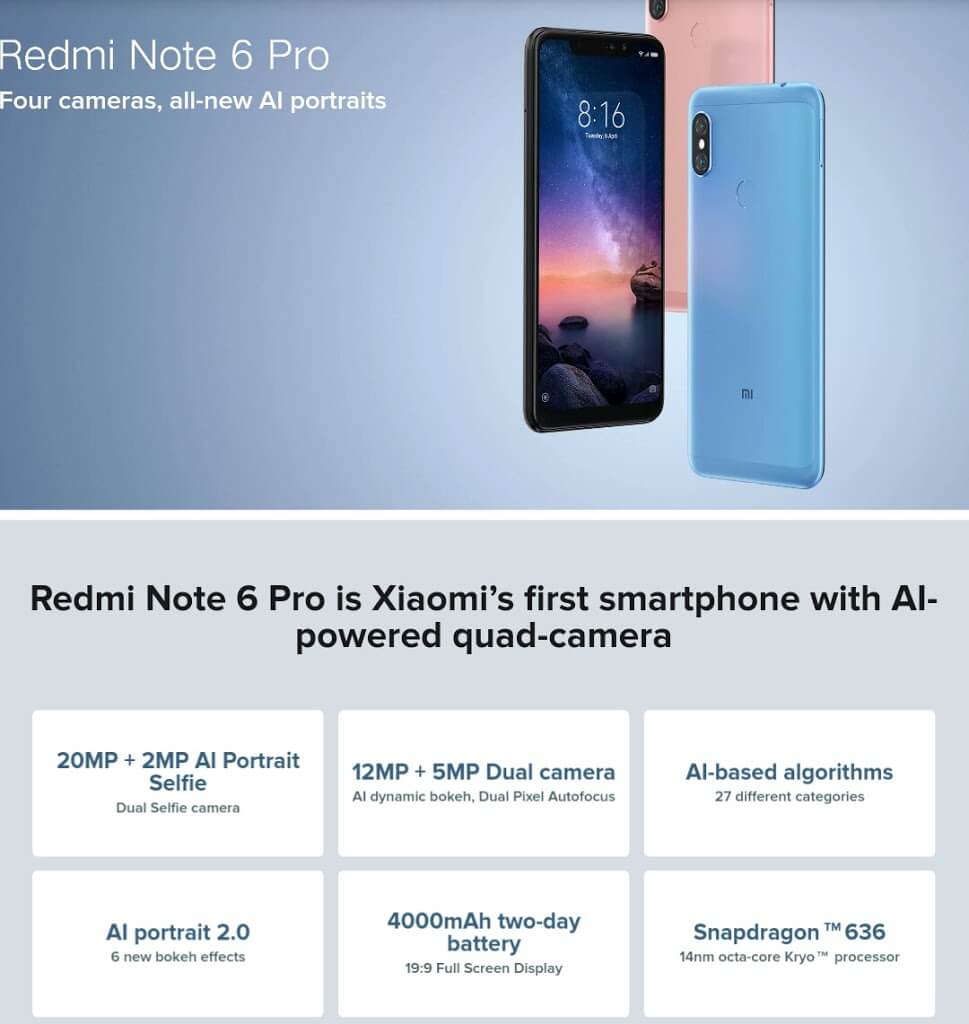 Redmi note 6 pro схема