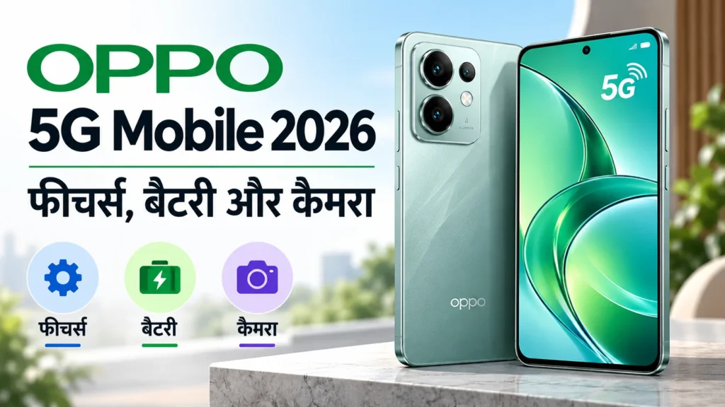 OPPO 5G Mobile 2026: फीचर्स, बैटरी और कैमरा